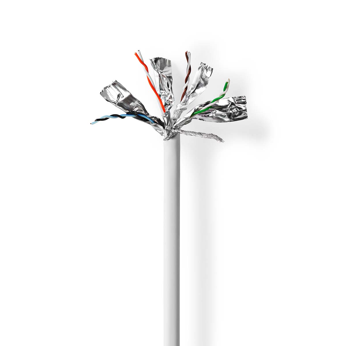 Netwerk Kabel Rol | CAT7 | Solid | S/FTP | Koper | 50.0 m | Binnenshuis | Rond | LSZH | Grijs - Afbeelding 2