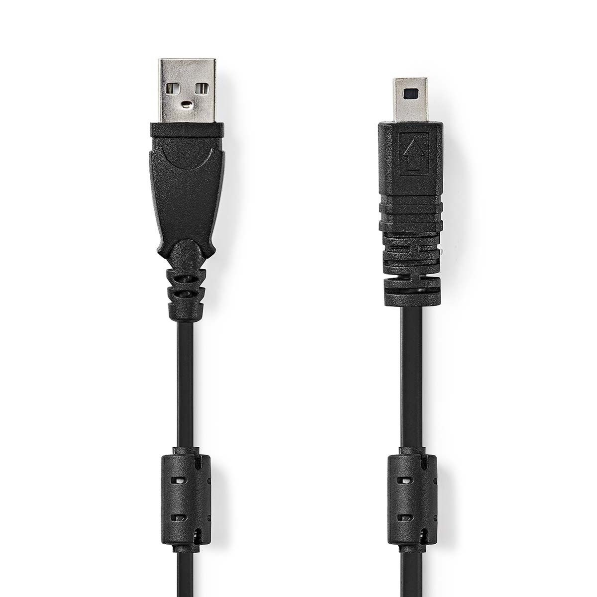 Datakabel voor Camera&apos;s | USB-A Male - UC-E6 8-Pins Male | 2,0 m | Zwart afbeelding