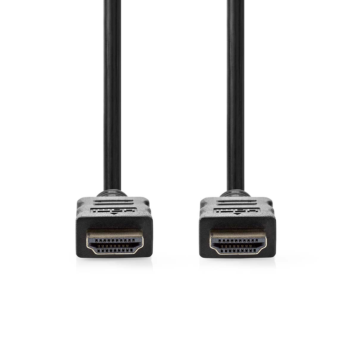 High Speed HDMI-Kabel met Ethernet | HDMI Connector | HDMI Connector | 4K@30Hz | ARC | 10.2 Gbps | 15.0 m | Rond | PVC | Zwart