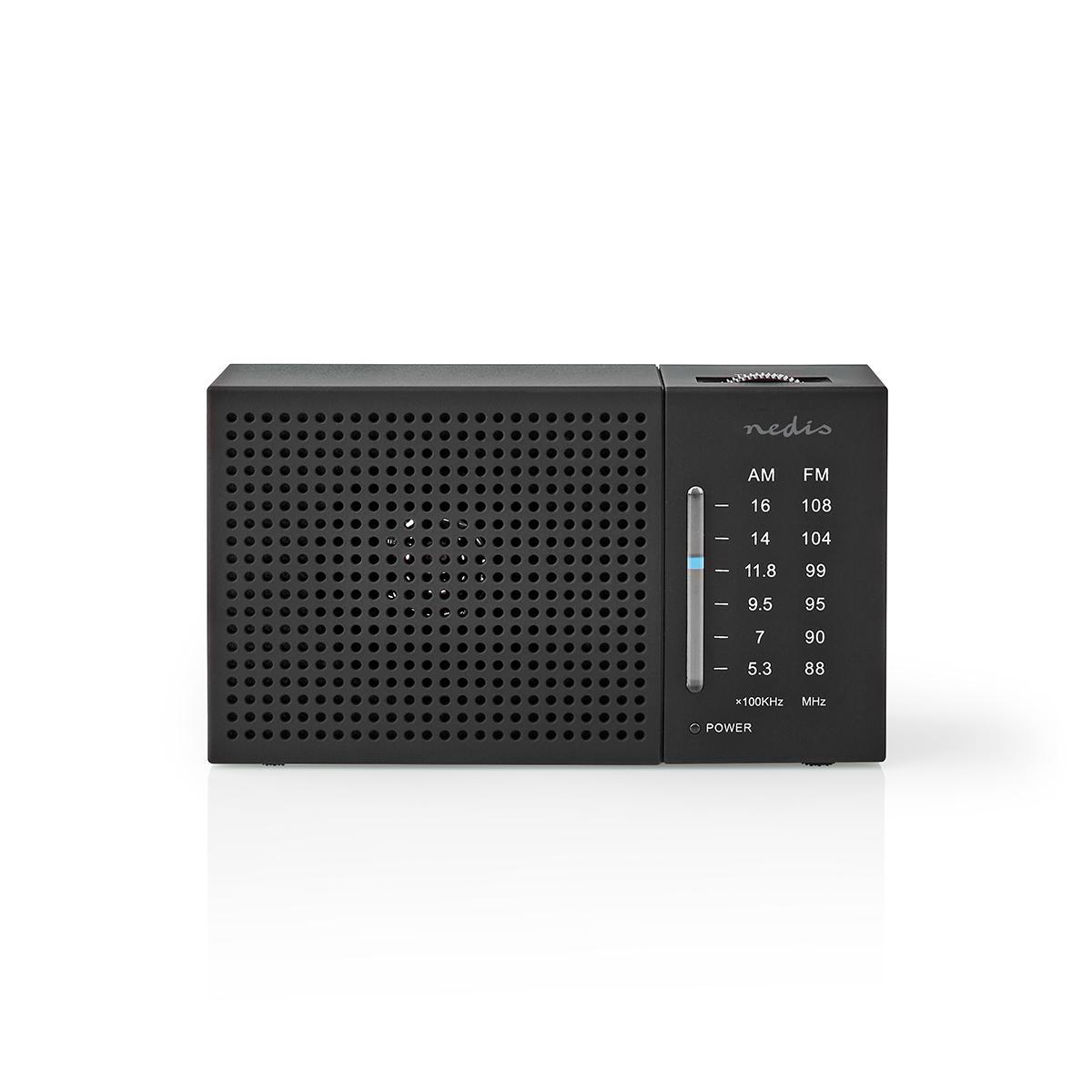 FM/AM-Radio | 1,5 W | Zakformaat | Zwart - Afbeelding 3