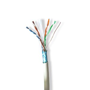Netwerk Kabel Rol | CAT6 | Stranded | F/UTP | Koper | 305.0 m | Binnenshuis | Rond | LSZH | Grijs