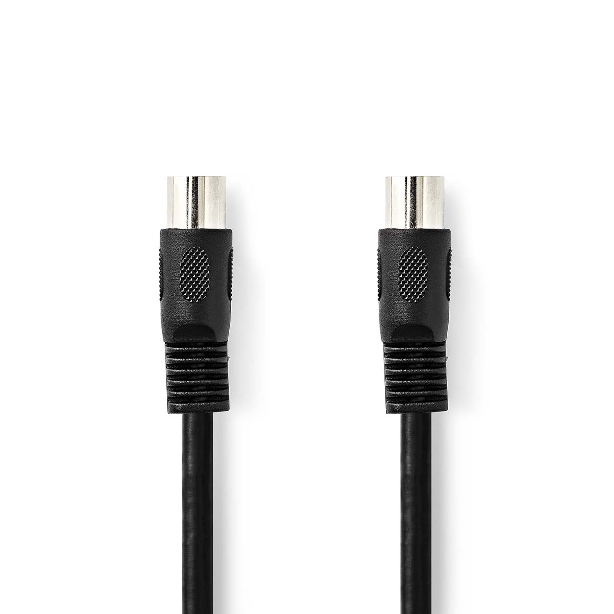DIN-Audiokabel | DIN 5-Pins Male - DIN 5-Pins Male | 2,0 m | Zwart afbeelding