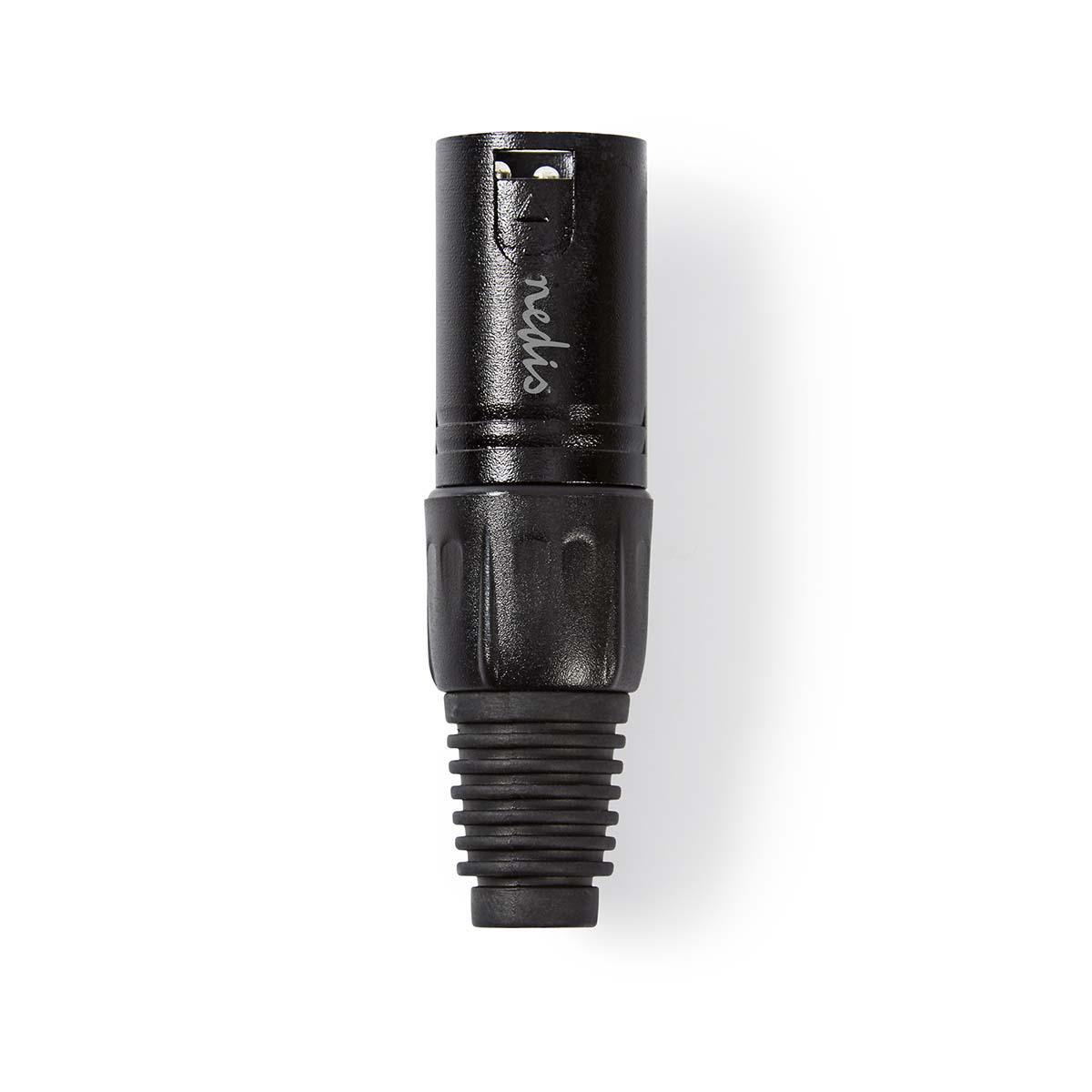 XLR-Connector | XLR 3-pins male | Zwart afbeelding