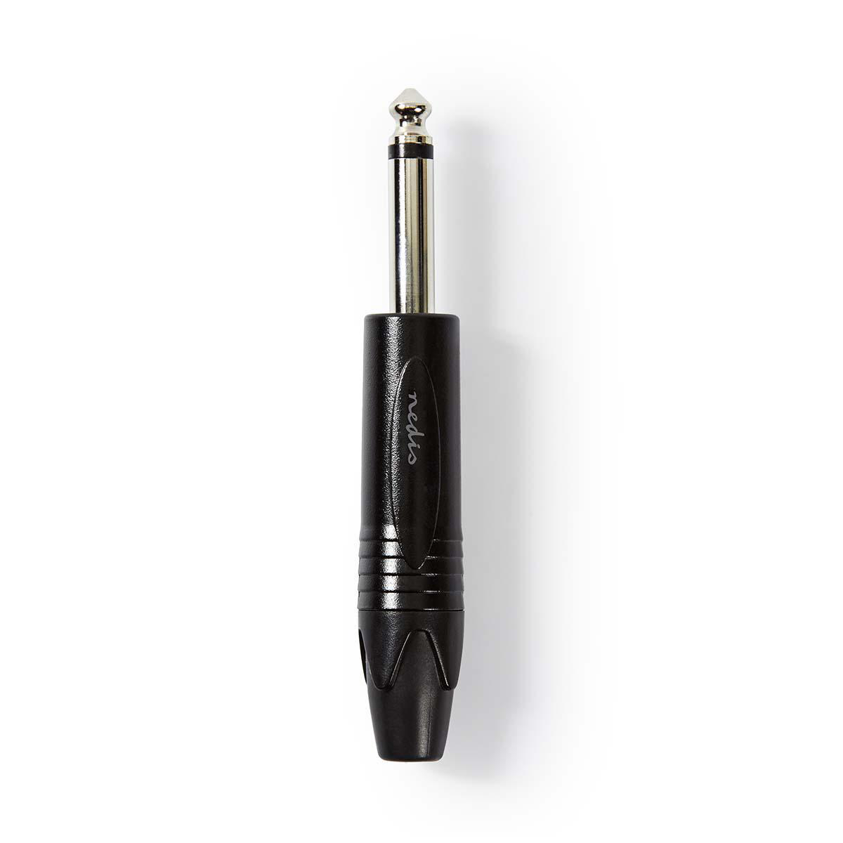 Audioconnector Mono | 6,35 mm male | Zwart