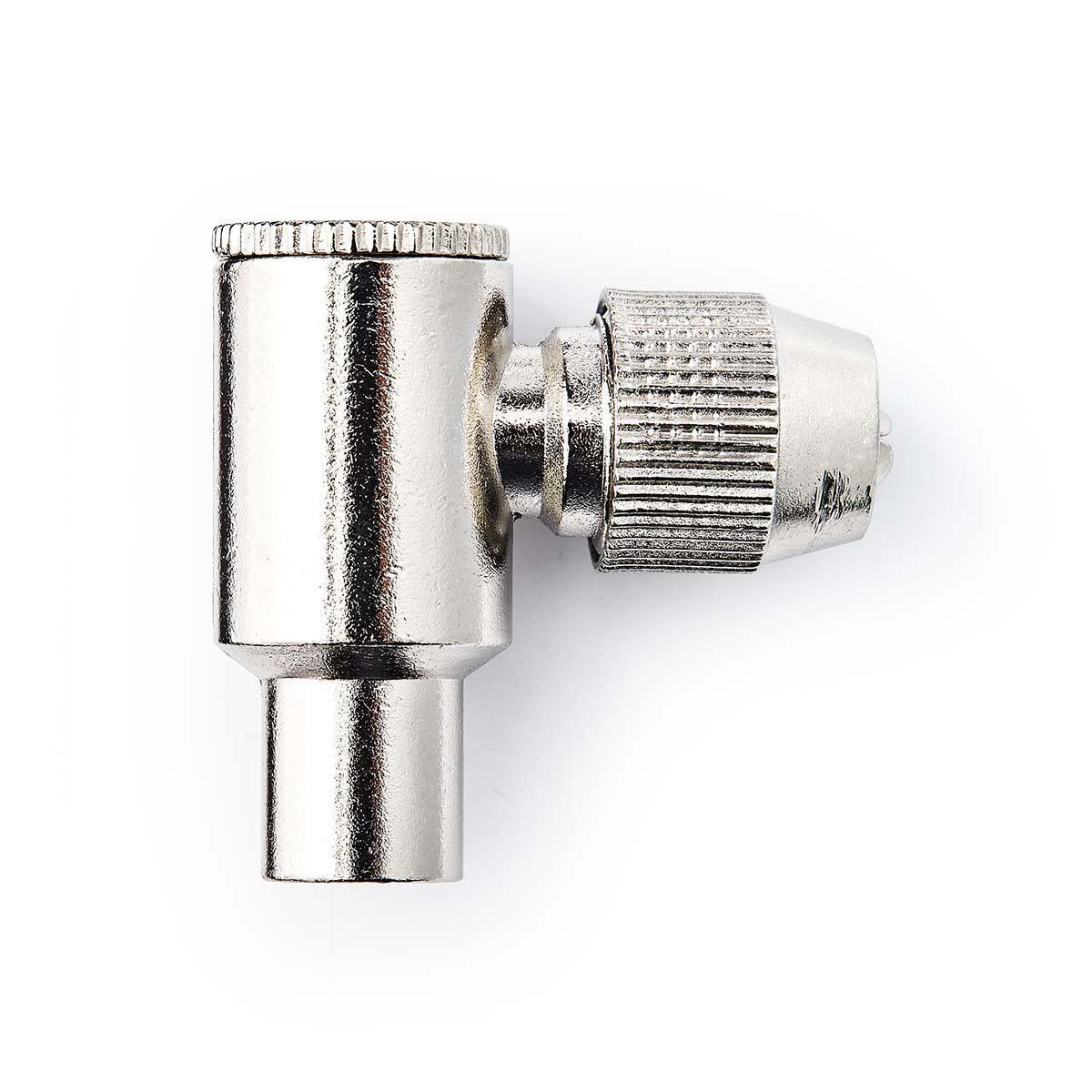 IEC (Coax) -Connector Haaks | Male - 2 Stuks | Metaal afbeelding