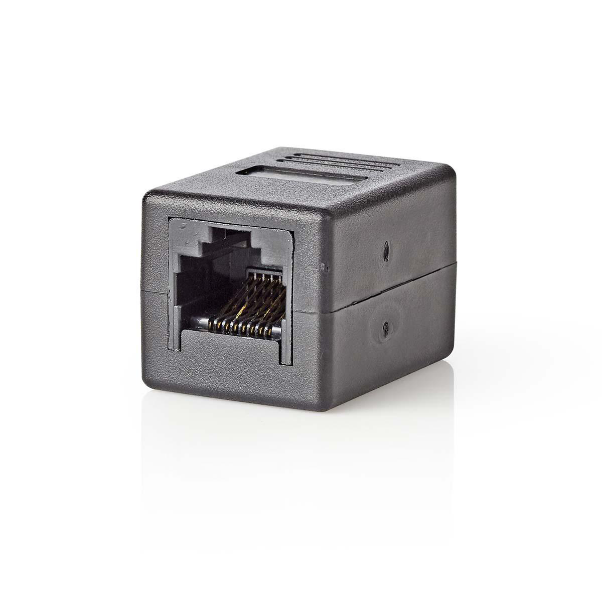 CAT5 Netwerkadapter | RJ45 Female RJ45 Female | Zwart