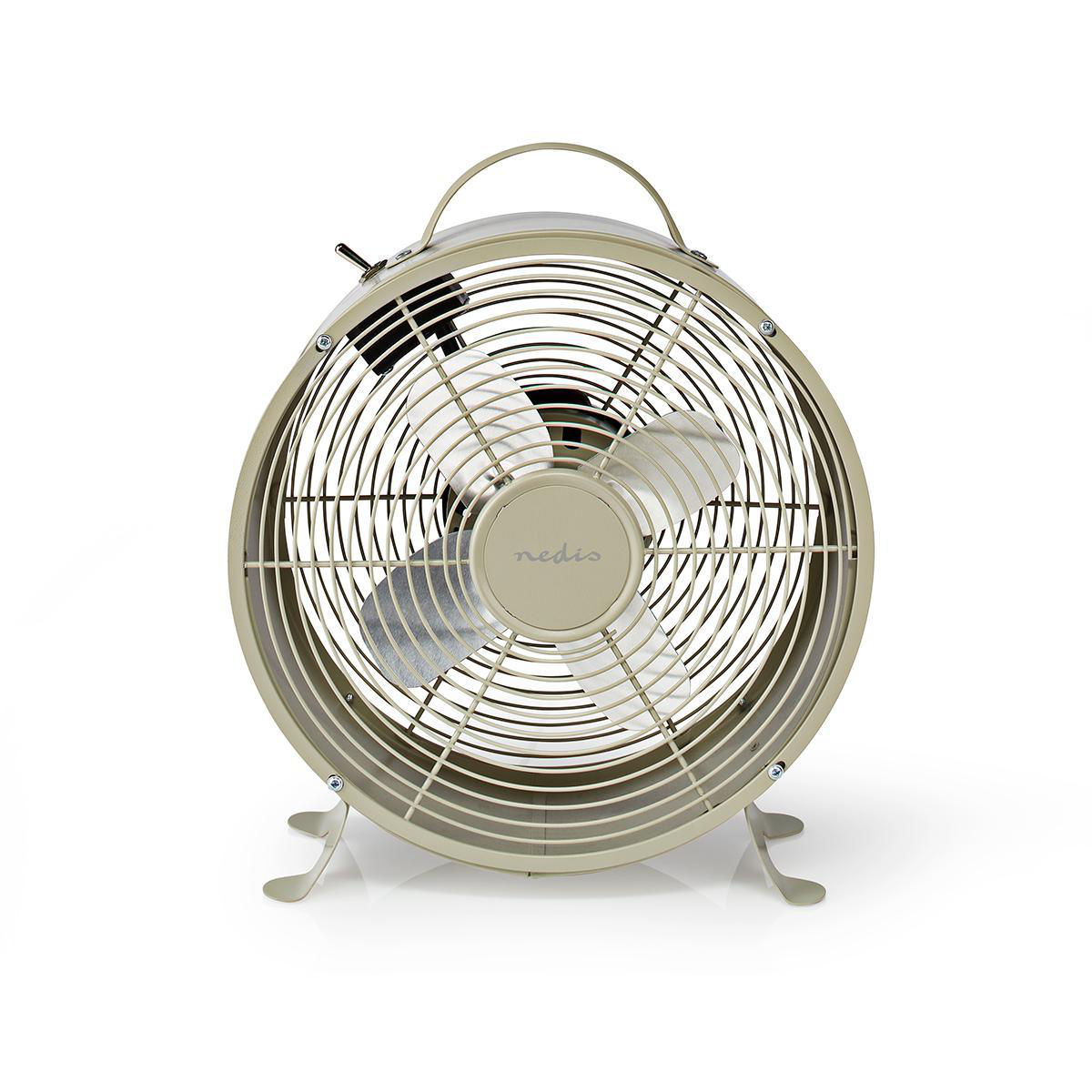 Tafelventilator | Netvoeding | Diameter 250 mm | 20 W | 2 Snelheden | Grijs