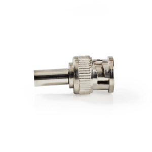 BNC-connector | Mannelijk | Voor 6,0mm-coaxkabels | Metaal