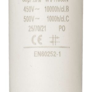 Condensator 60.0uf / 450 v + Aarde