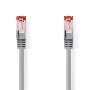 CAT6 S/FTP-Netwerkkabel | RJ45 (8P8C) Male - RJ45 (8P8C) Male | 2,0 m | Grijs
