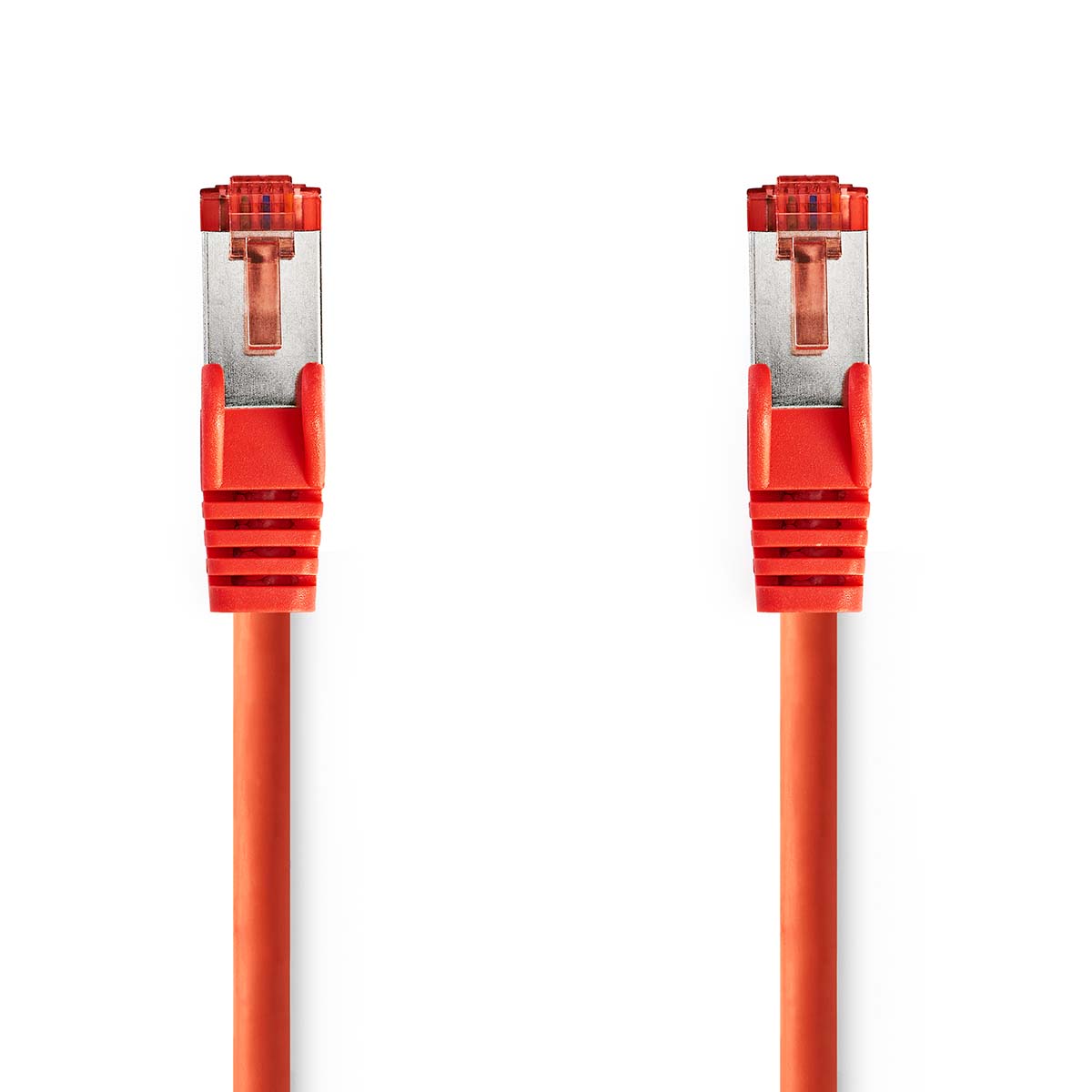 CAT6 S/FTP-Netwerkkabel | RJ45 Male - RJ45 Male | 0,5 m | Rood
