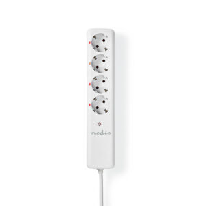 RF Smart Stekkerdoos | 4x Schuko Type F | 3680 W