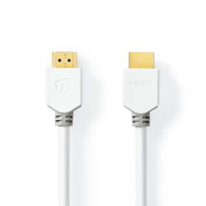 High Speed HDMI-Kabel met Ethernet | HDMI Connector | HDMI Connector | 4K@60Hz | 18 Gbps | 1.5 m | Rond | PVC | Wit