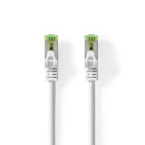 CAT7-Kabel | PiMF | RJ45 Male | RJ45 Male | 5.00 m | Rond | LSZH | Wit