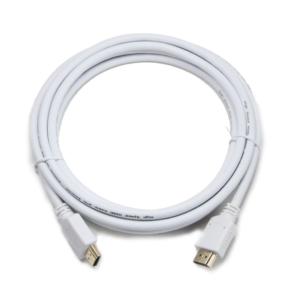 High Speed HDMI kabel (wit) met Ethernet, 1.8 meter - Afbeelding 3