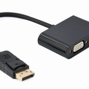 DisplayPort naar HDMI + VGA adapterkabel, zwart