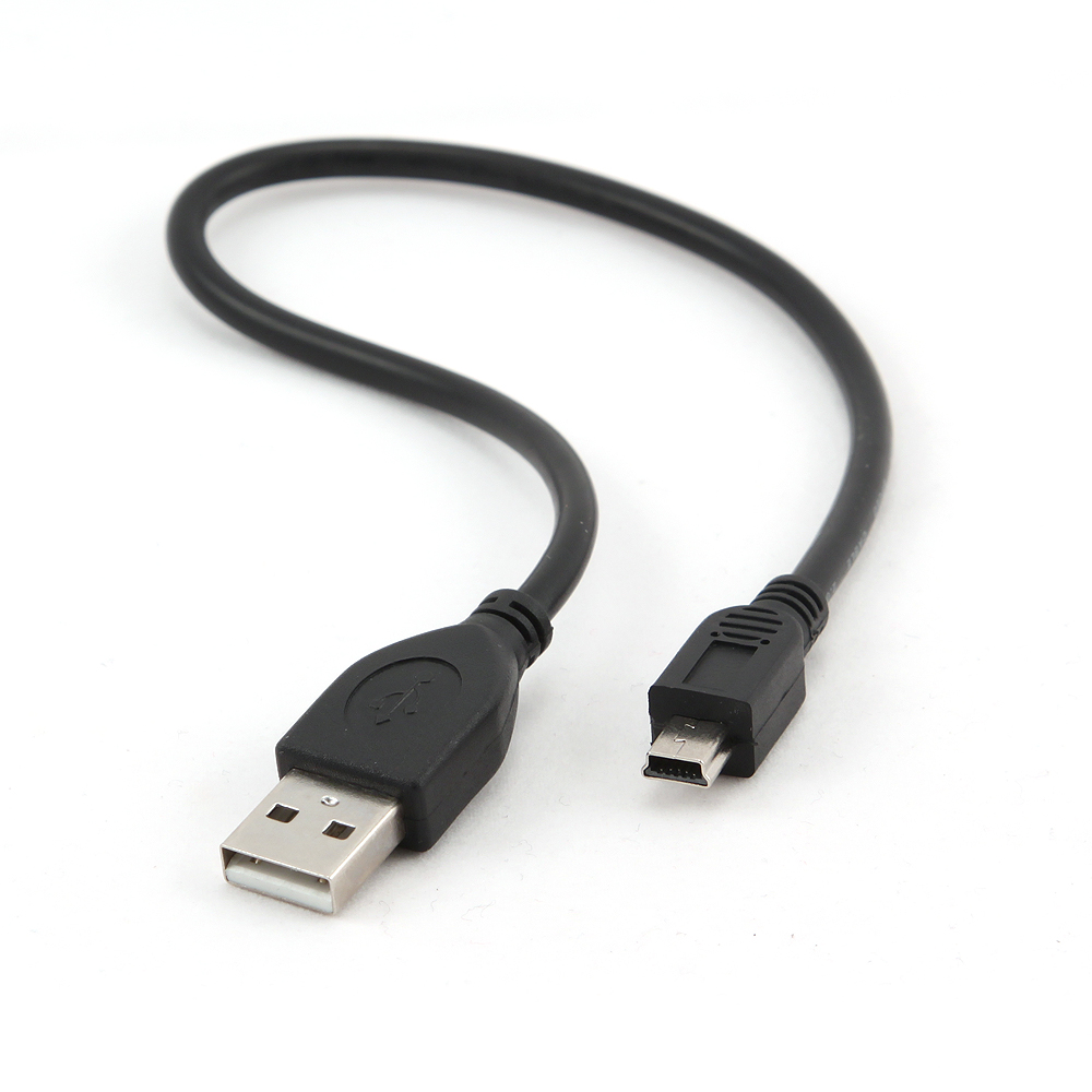 USB 2.0 A-plug MINI 5PM 0.5 meter kabel - Afbeelding 2