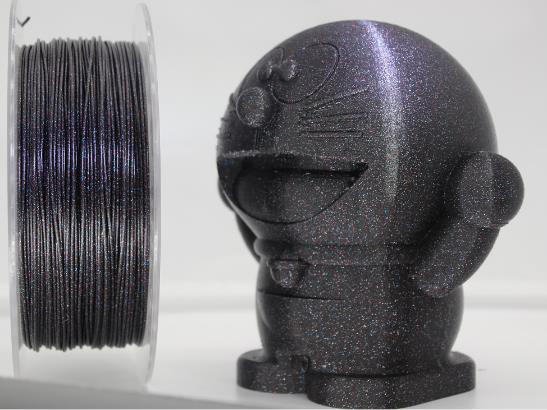 PLA 'Three Galaxy' Zwart 1.75 mm, 1 kg - Afbeelding 5