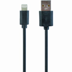 USB naar 8-pins laad- en datakabel zwart, 2 m
