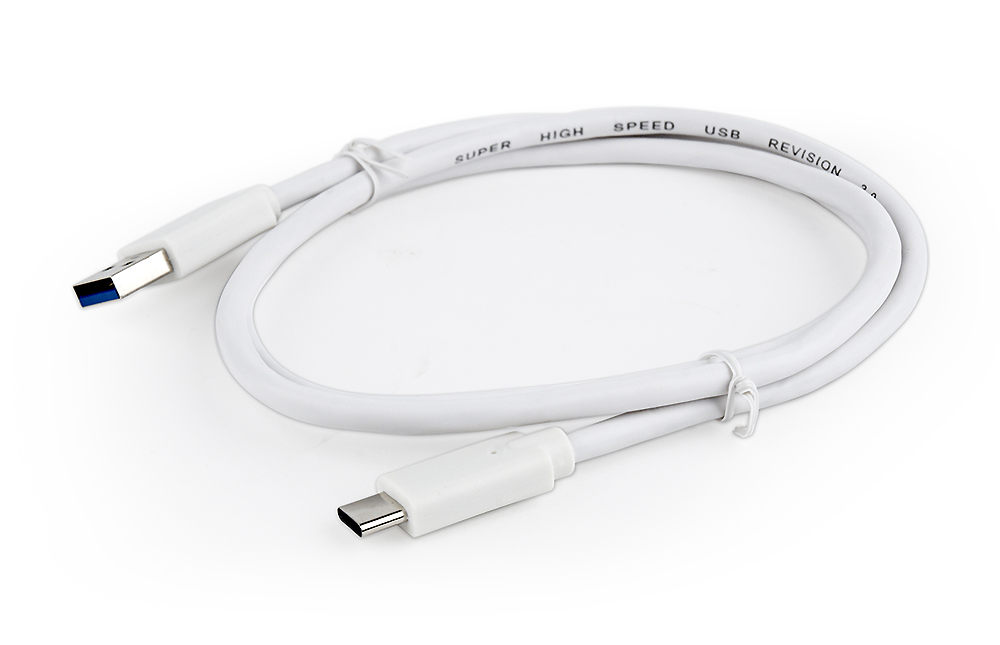 USB3.0 kabel AM-CM wit 1 meter - Afbeelding 3