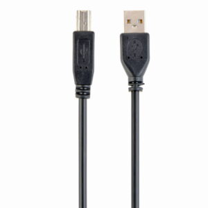 USB-kabel (A-B) 1 meter zwart