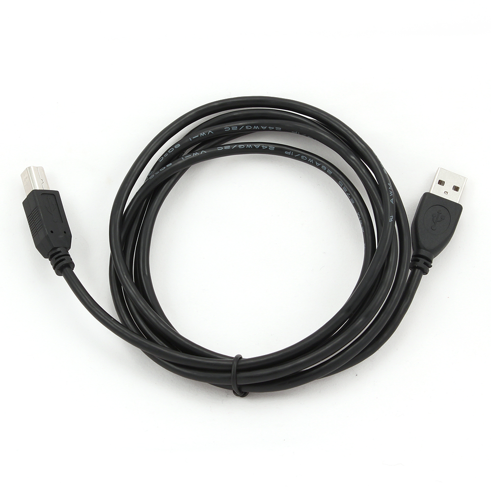 USB-kabel (A-B) 1.8 meter zwart - Afbeelding 3