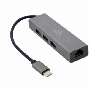 USB-C Gigabit netwerk adapter met ingebouwde USB 3.1 hub