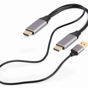 Actieve 4K HDMI naar DisplayPort-adapter, zwart