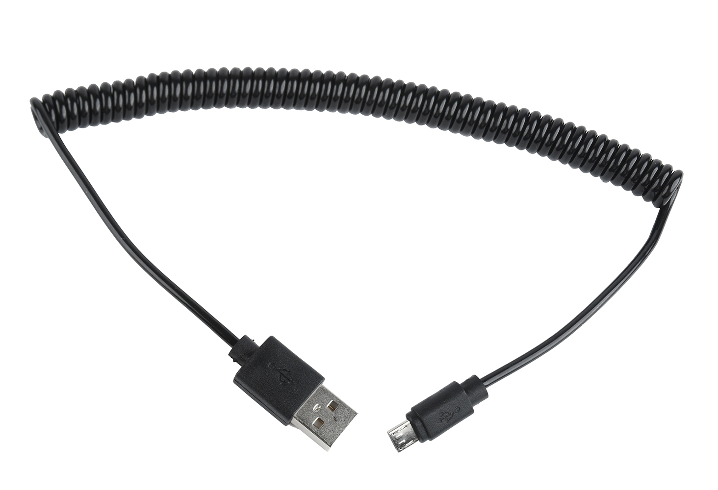 Gedraaide USB kabel (A/MicroB), 1,8 m - Afbeelding 2