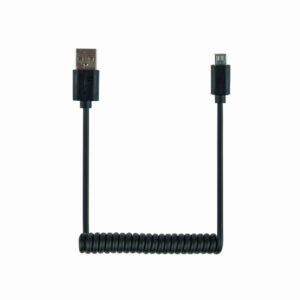 Gedraaide USB kabel (A/MicroB), 1,8 m