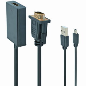 VGA naar HDMI adapterkabel met audio, 0,15 m