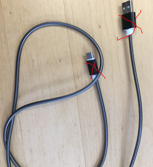 Premium micro-USB laad- & datakabel 'metaal', 1 m, metallic-grijs