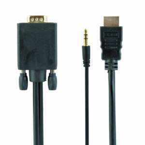 HDMI naar VGA kabel met audio, 1.8 meter