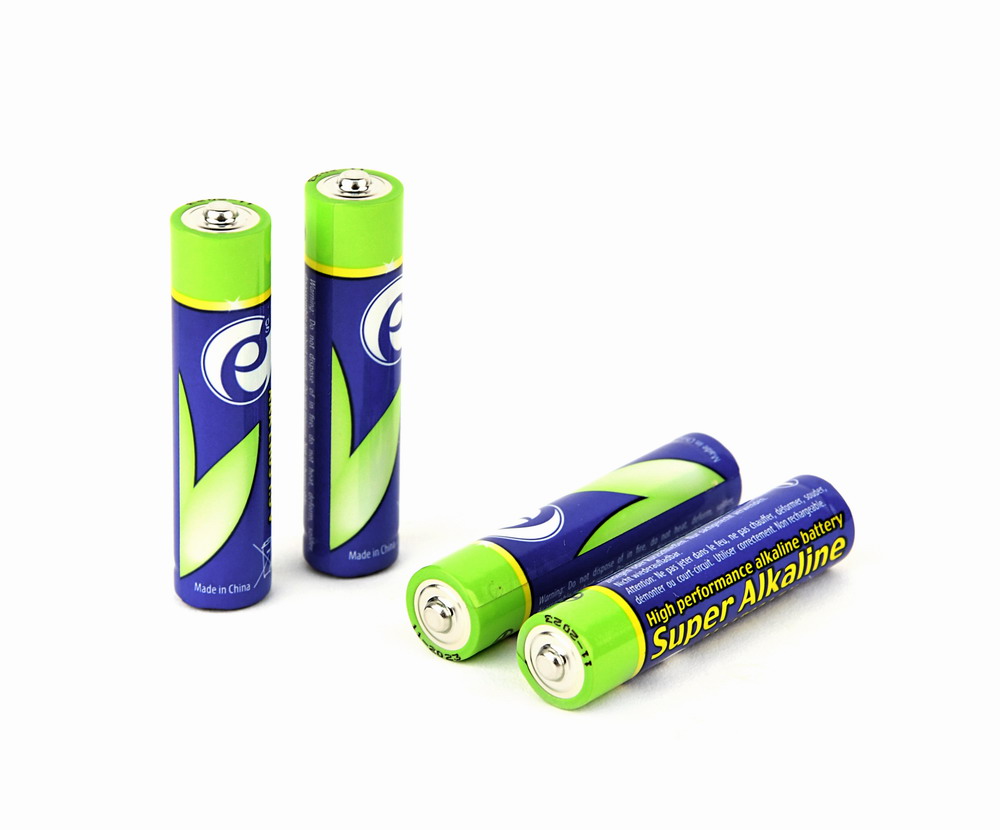 Alkaline AAA batterijen, 4 stuks
