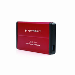 Externe HDD behuizing 2.5' SATA USB3.0 rood