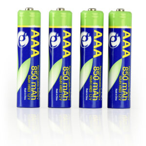 Oplaadbare AAA batterijen 4 stuks 850mAh