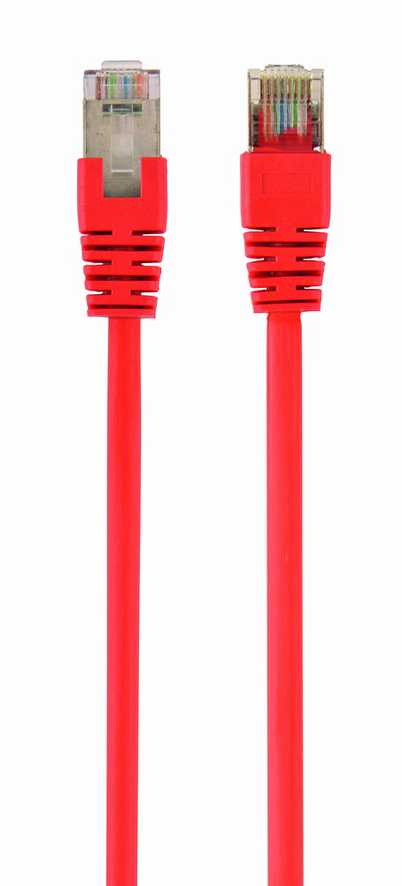 FTP Cat5E patchkabel, 1 m, rood - Afbeelding 3