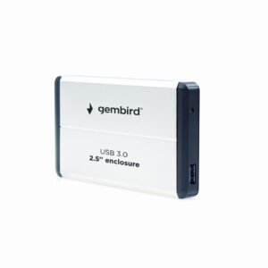 Externe HDD behuizing 2.5' SATA USB3.0 zilver
