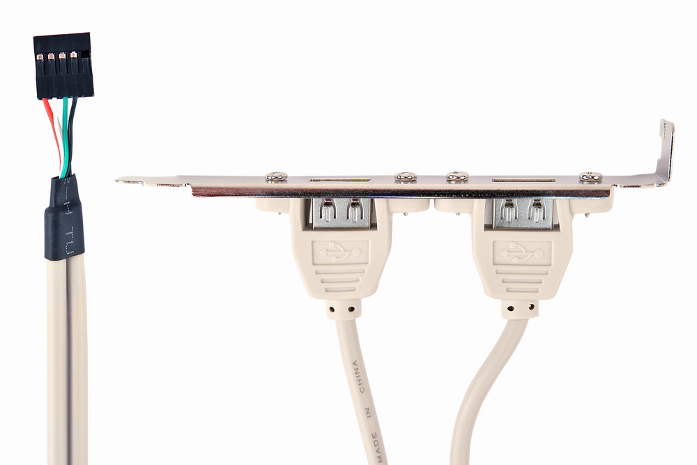 Dubbele USB-poort op bracket
