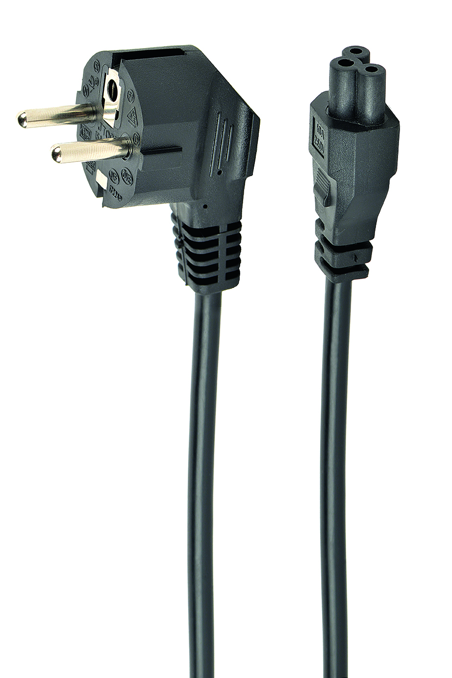 Netsnoer (C5) met randaarde, 1 meter afbeelding