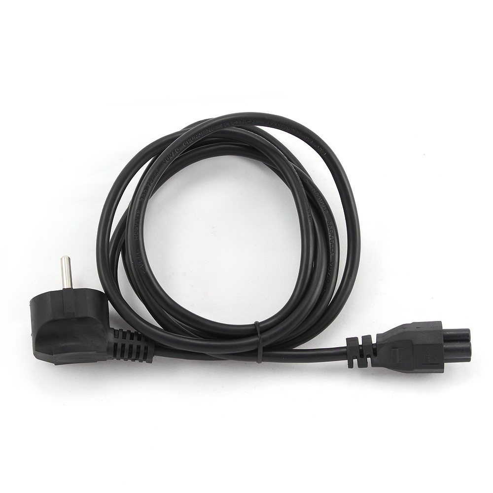 Netsnoer (C5) met randaarde, 1 meter - Afbeelding 3