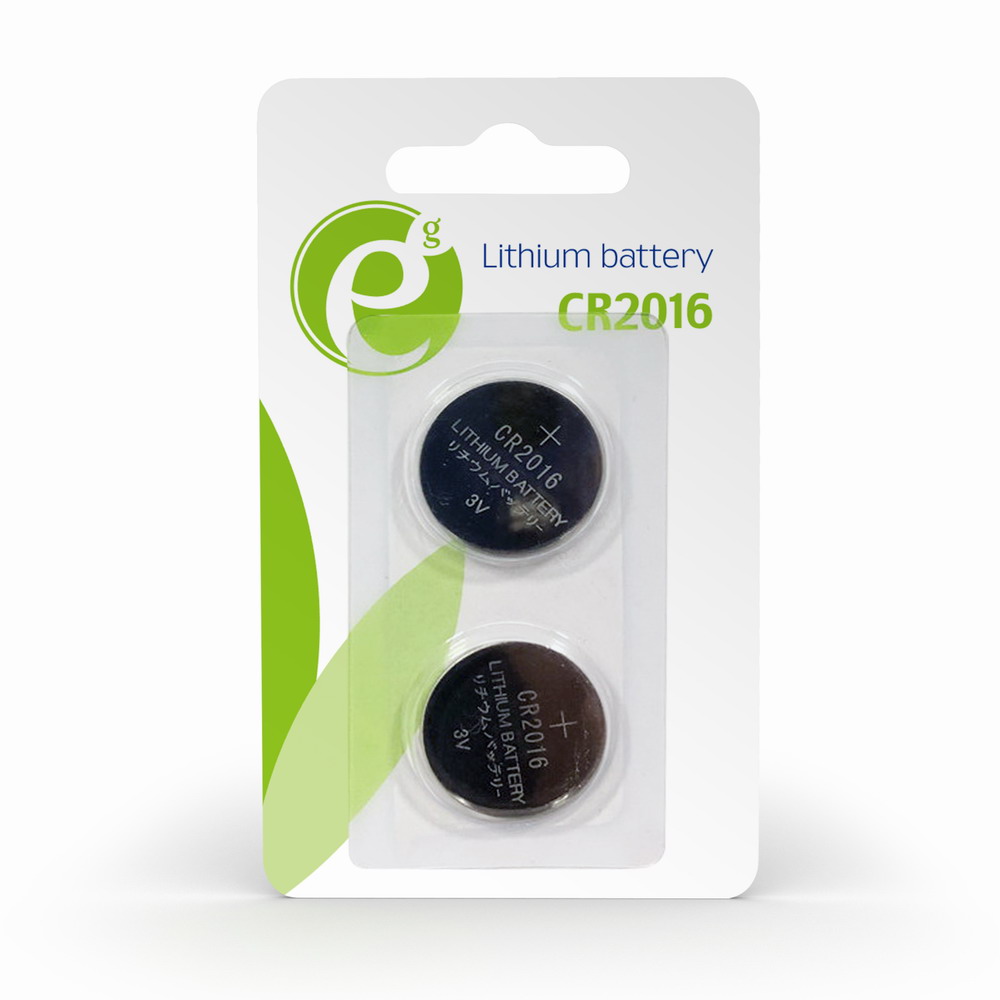 CR2016 knoopcelbatterij, 2 stuks