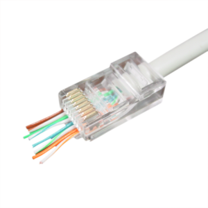 Modulaire UTP RJ45 stekker met doorsteekmontage, 50 stuks per zakje