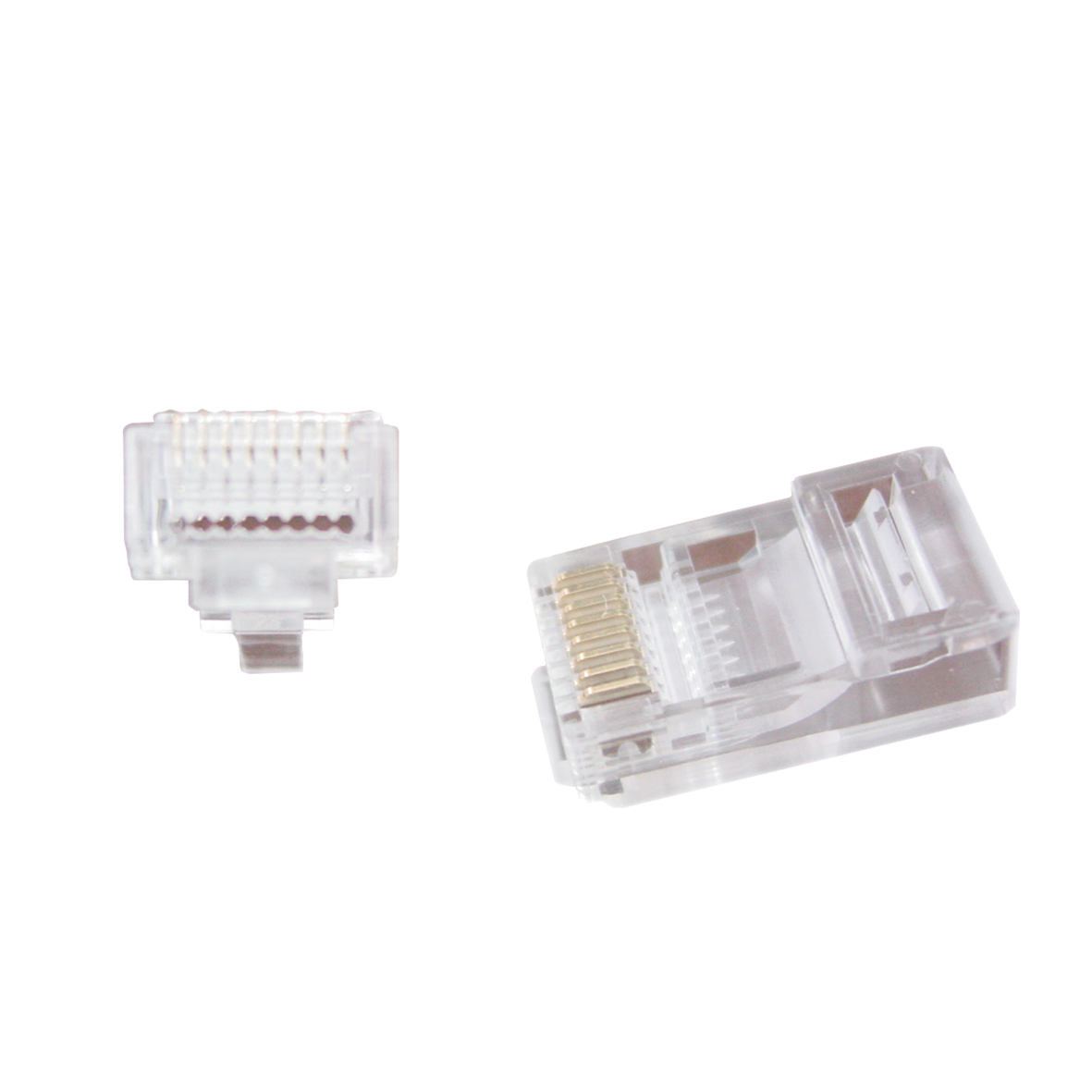 Modulaire UTP RJ45 stekker met doorsteekmontage, 50 stuks per zakje - Afbeelding 2