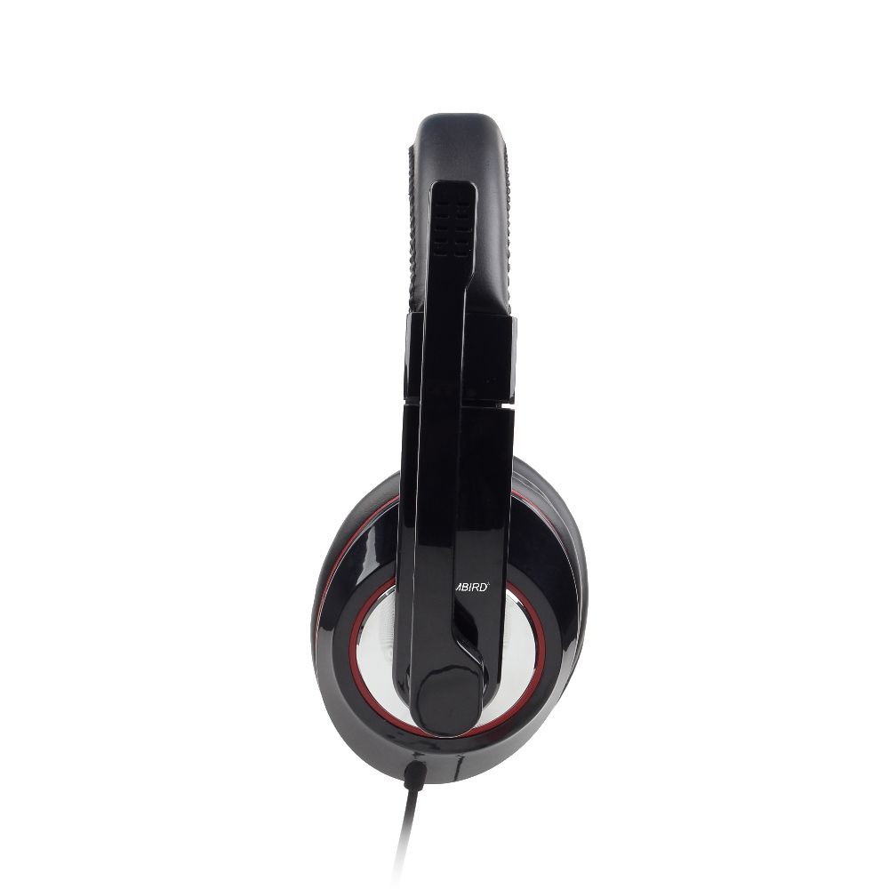 Headset Glossy Zwart USB - Afbeelding 4