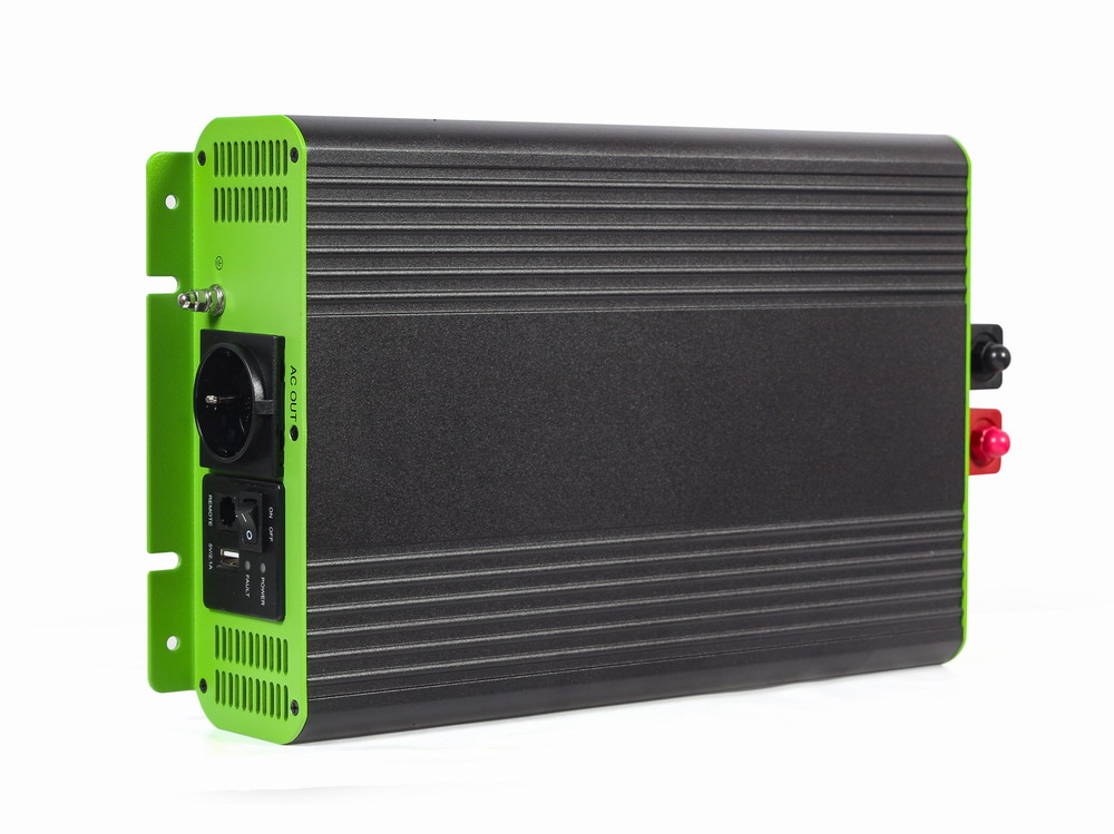 12 V DC-AC omvormer met zuivere sinusgolf, 2000 W - Afbeelding 2