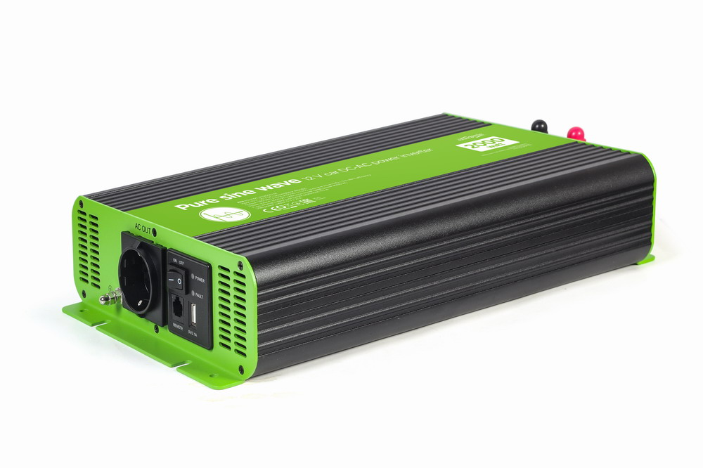 12 V DC-AC omvormer met zuivere sinusgolf, 2000 W - Afbeelding 4