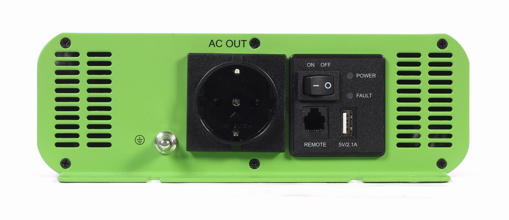 12 V DC-AC omvormer met zuivere sinusgolf, 2000 W - Afbeelding 5