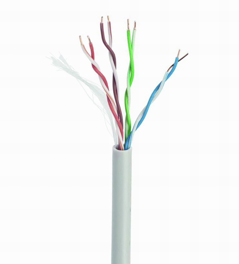 UTP Cat7 Lan-kabel, stug, 305 meter