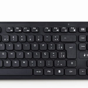 Multimedia toetsenbord zwart USB US Layout